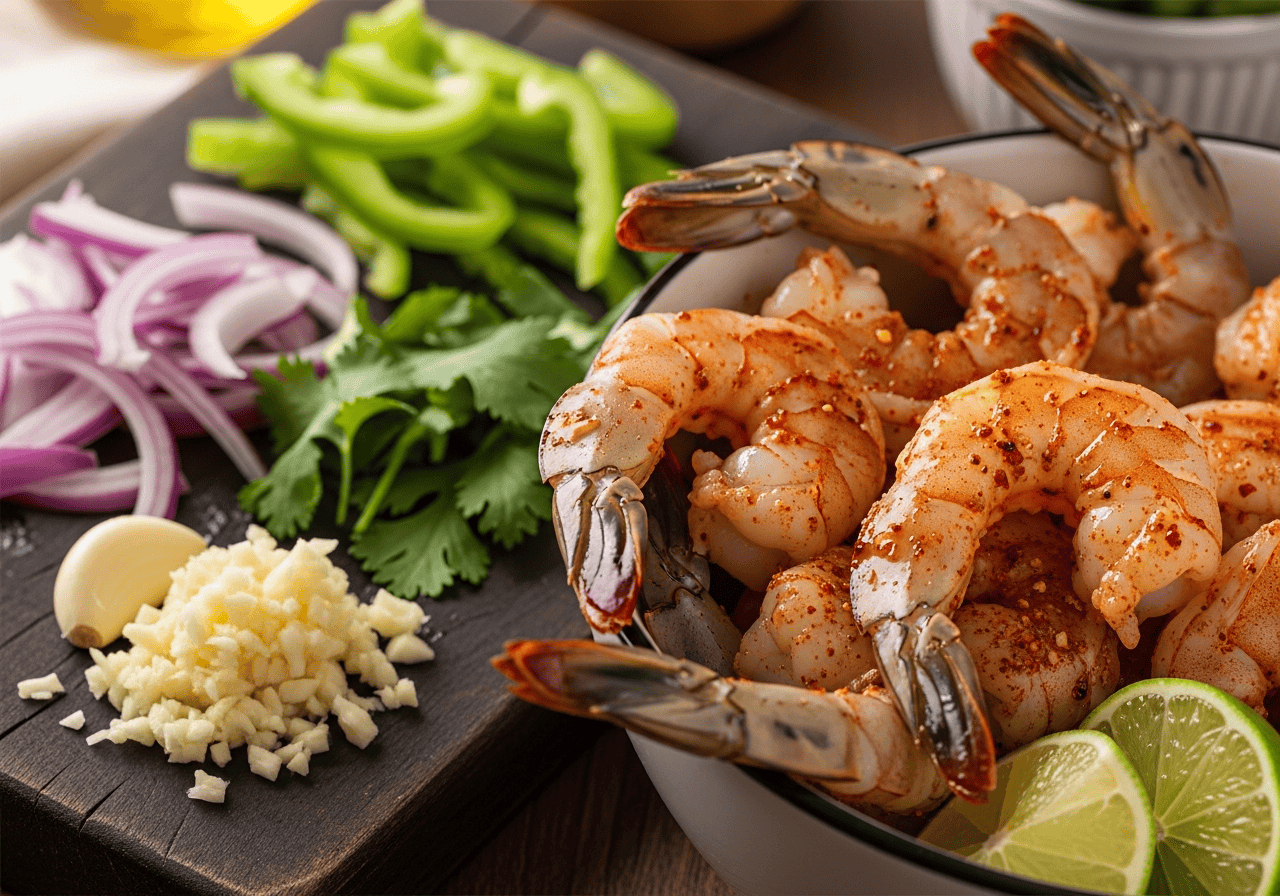 Preparing Asopao de Camarones