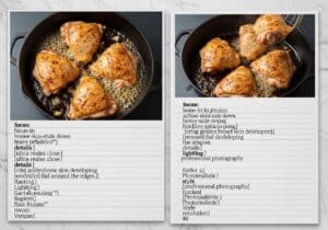Chicken browning in a Dutch oven with golden crisp skin
