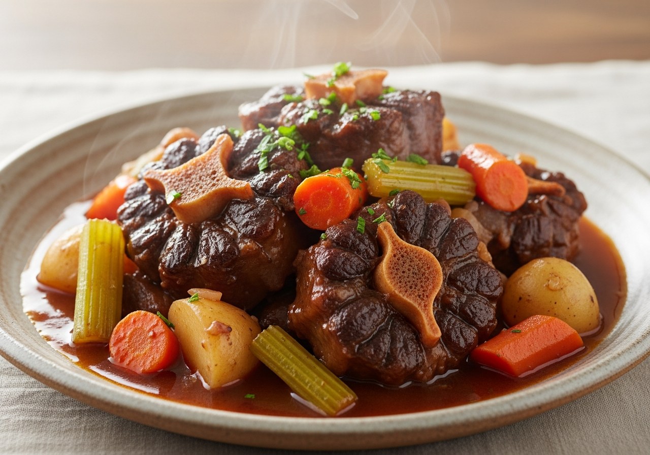 Ultimate Comfort Oxtail Stew — food photography