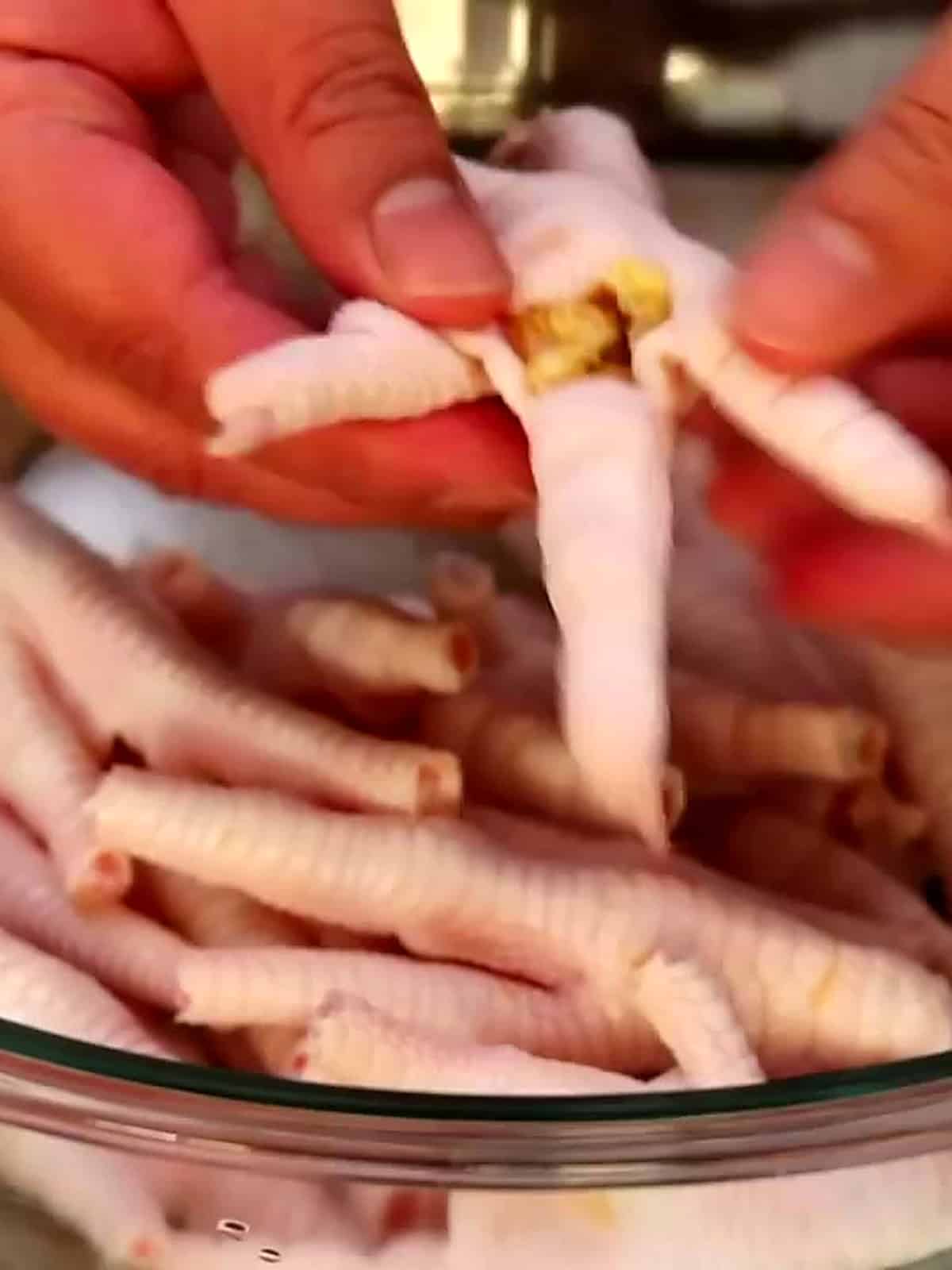 The Best Chicken Feet Recipe - step 1 photo