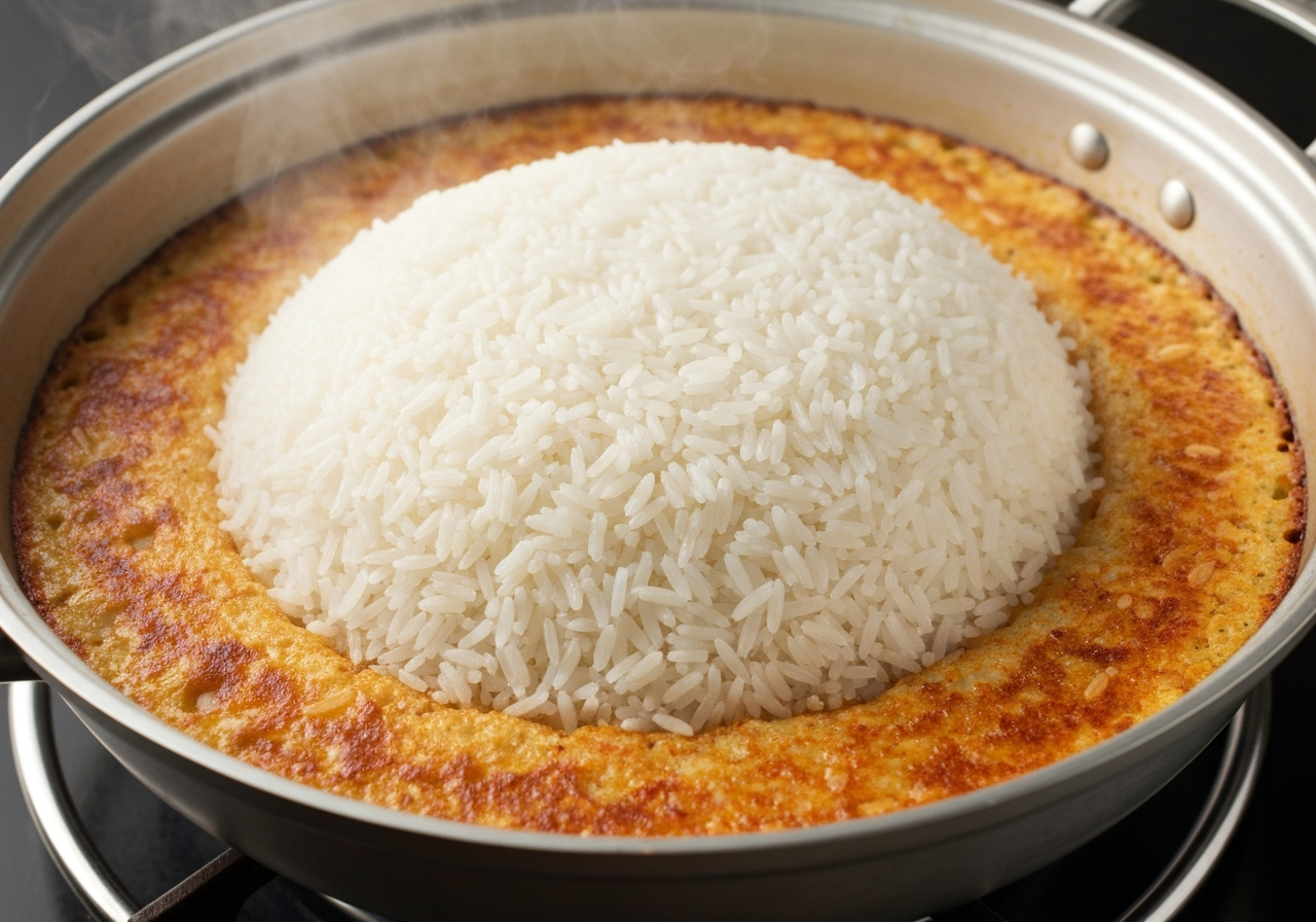 Cooking Concon Dominicano