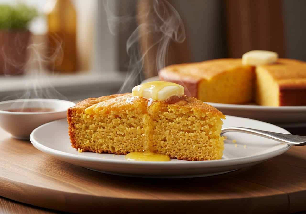 Cornbread Recipe — food photography