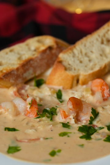 Easy Crab & Shrimp Bisque