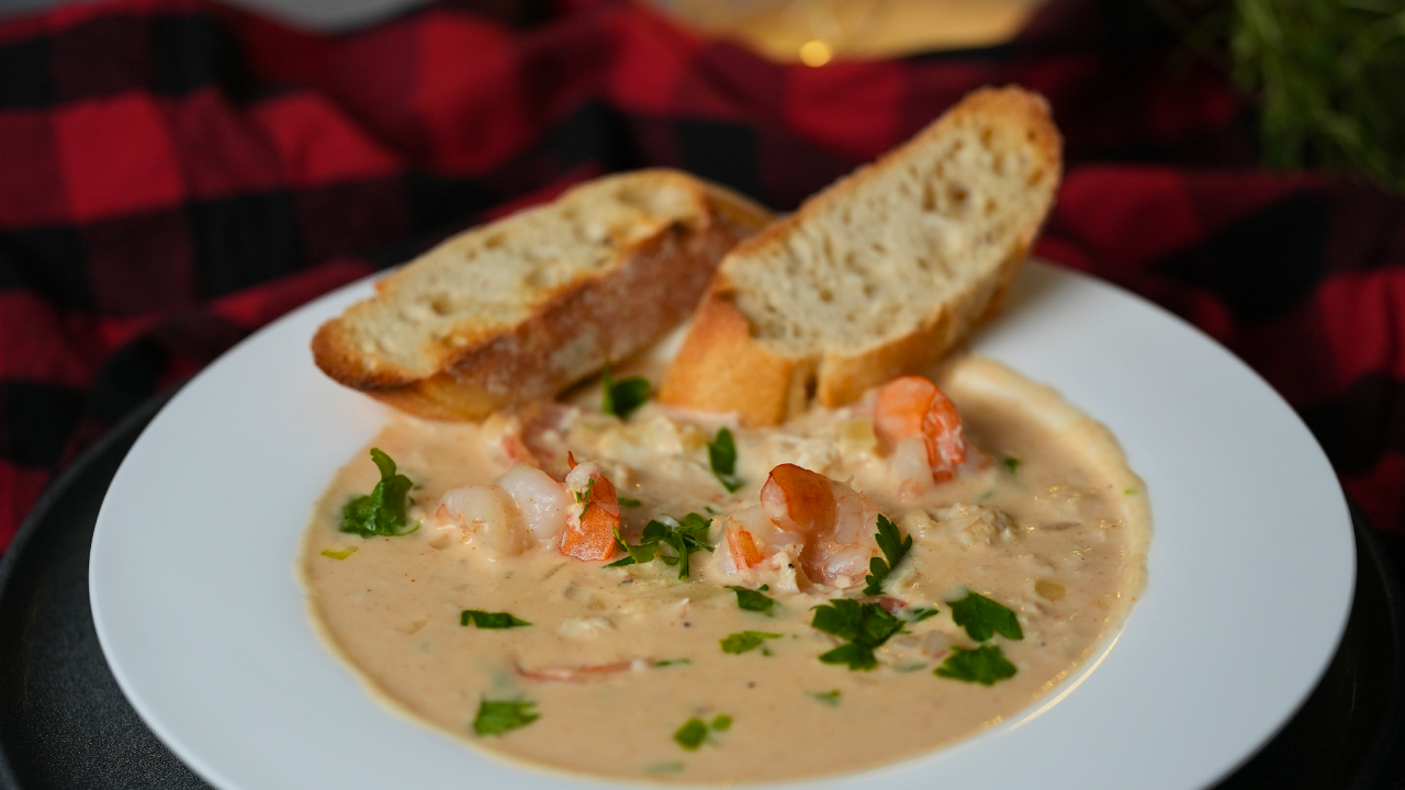 Easy Crab & Shrimp Bisque
