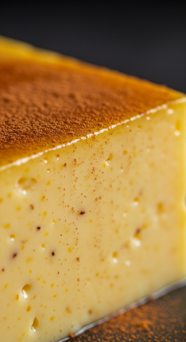 Close-up of Crema Pastelera Dominicana