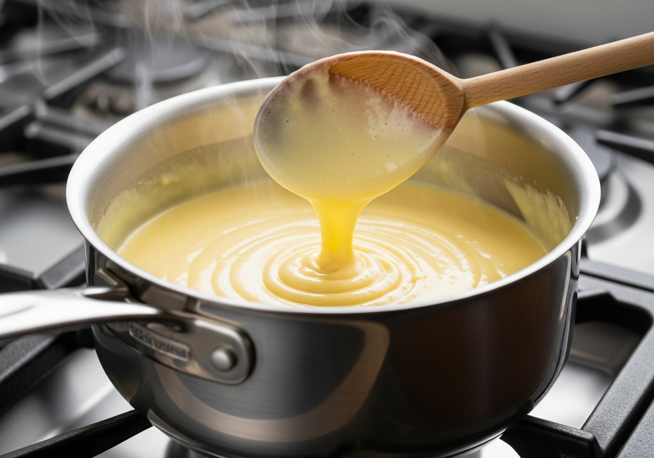 Cooking Crema Pastelera Dominicana