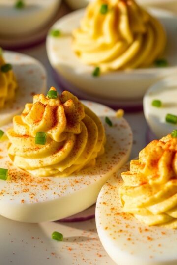 Devilishly Delicious Deviled Eggs Recipe — food photography