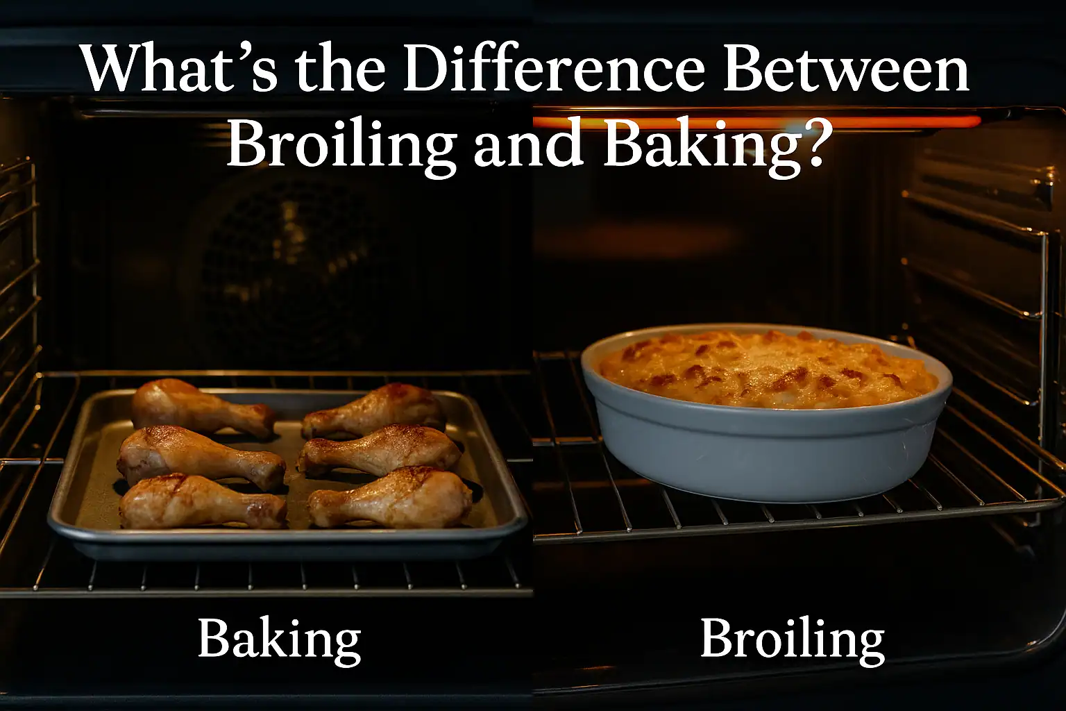 What’s the Difference Between Broiling and Baking?