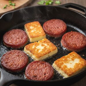 Bowl of majarete sweet Dominican corn pudding for breakfast