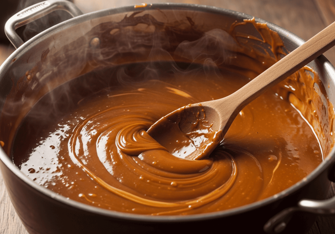 Cooking Dulce de Leche en Tabla