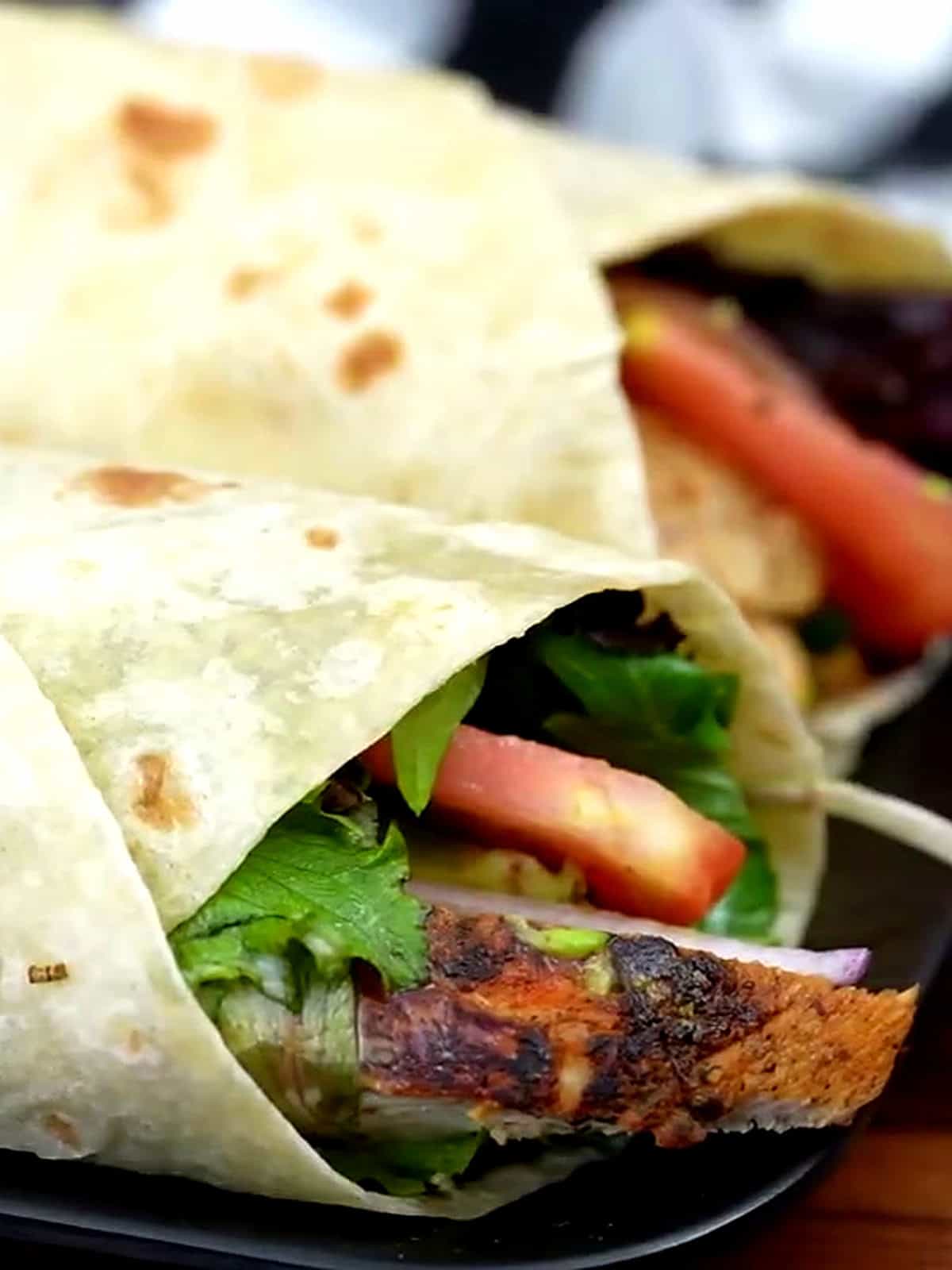 Grilled Chicken Wrap - step 4 photo