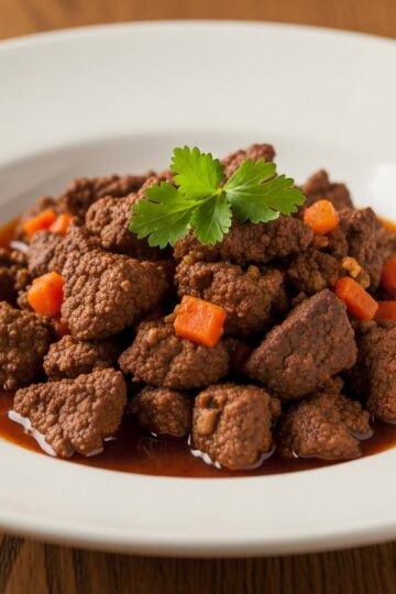 Hígado Guisado (Dominican Liver Stew) — The Real Way — food photography