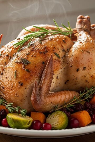 Holiday Spatchcock Chicken — food photography