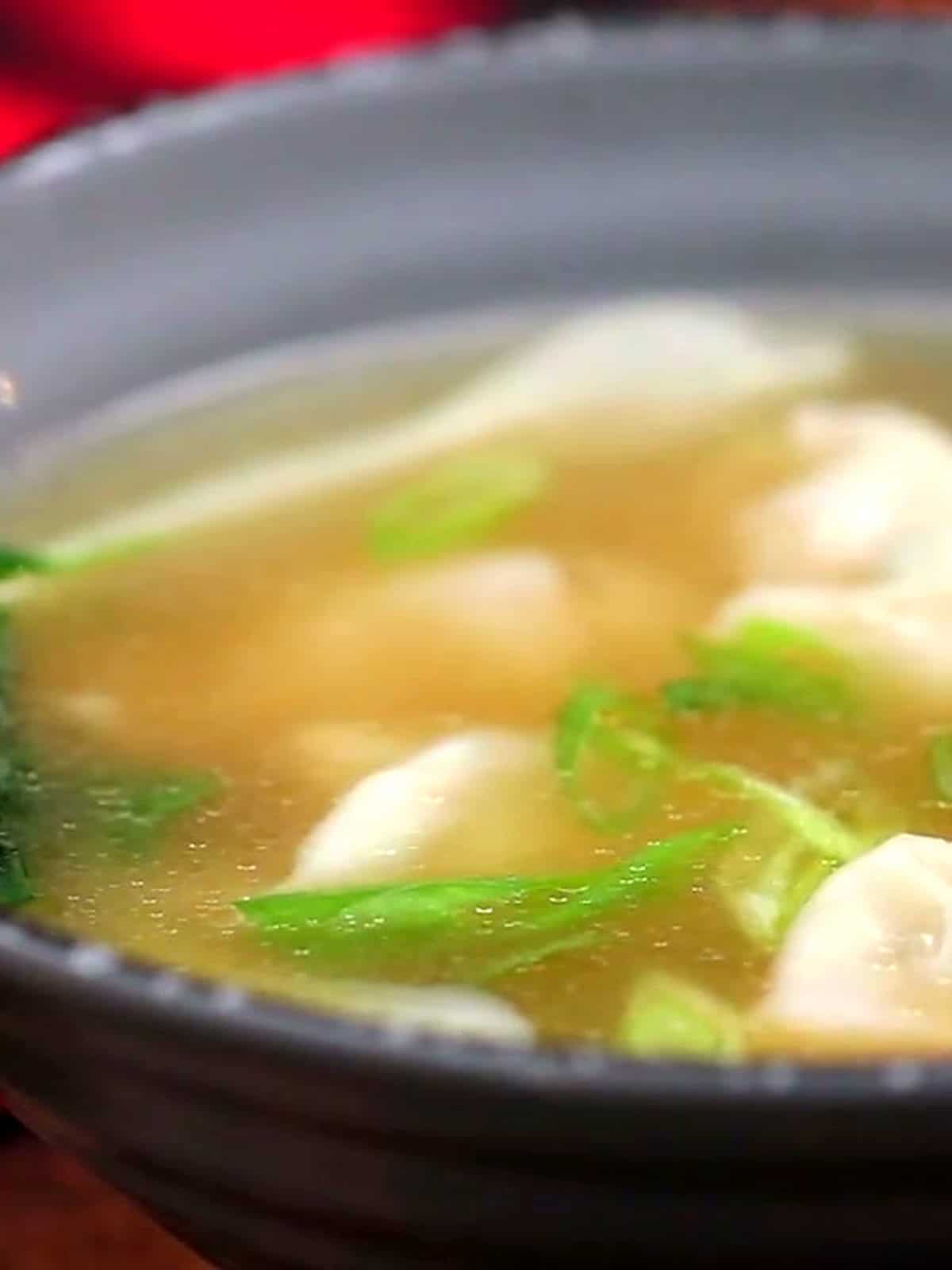 Homemade Wonton Soup - step 4 photo