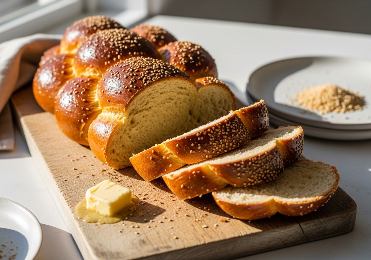 Ultimate Challah Bread Recipe — food photography