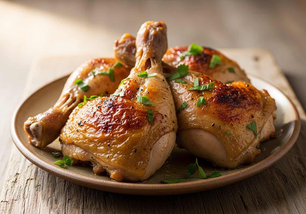 The Juiciest Oven Baked Chicken Quarters You'll Ever Taste Recipe — food photography