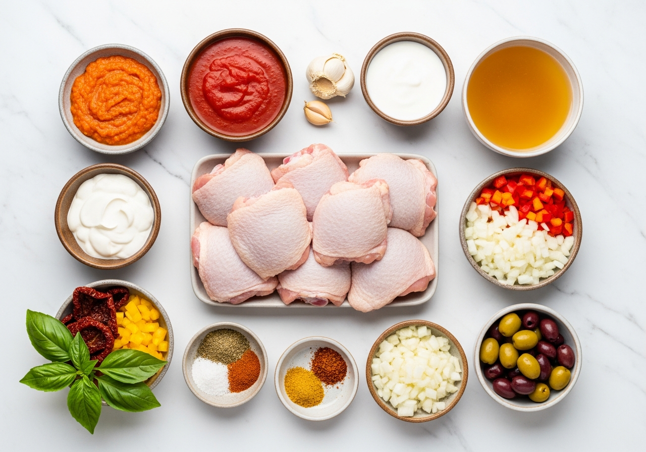 Ingredients for Marry Me Pollo Guisado