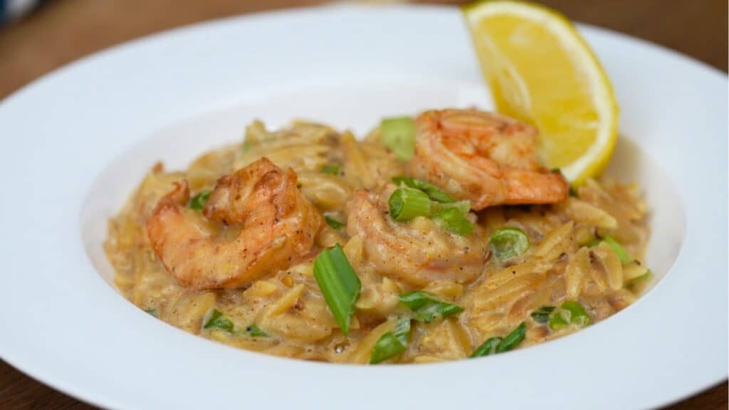 One-Pan Shrimp and Lemon Orzo Recipe