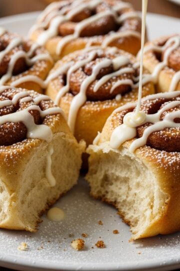 Easy Pumpkin Cinnamon Rolls – Soft, Sticky & Full of Fall Spice — food photography