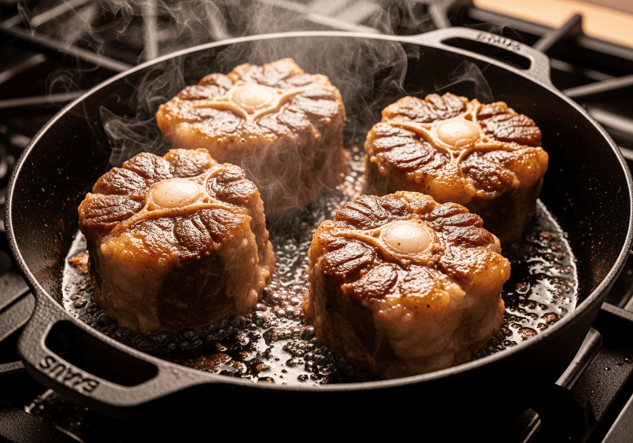 Cooking Rabo Encendido Dominicano