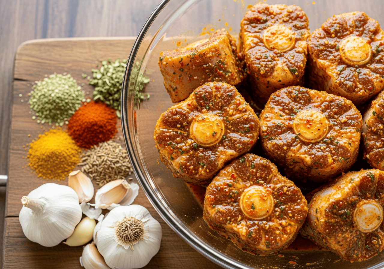 Preparing Rabo Encendido Dominicano