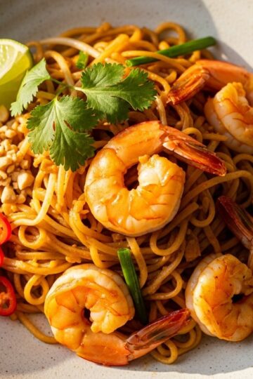 Shrimp Pad Thai — food photography