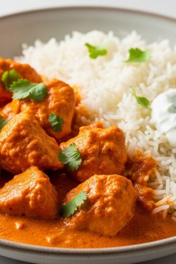 Slow Cooker Chicken Tikka Masala — food photography