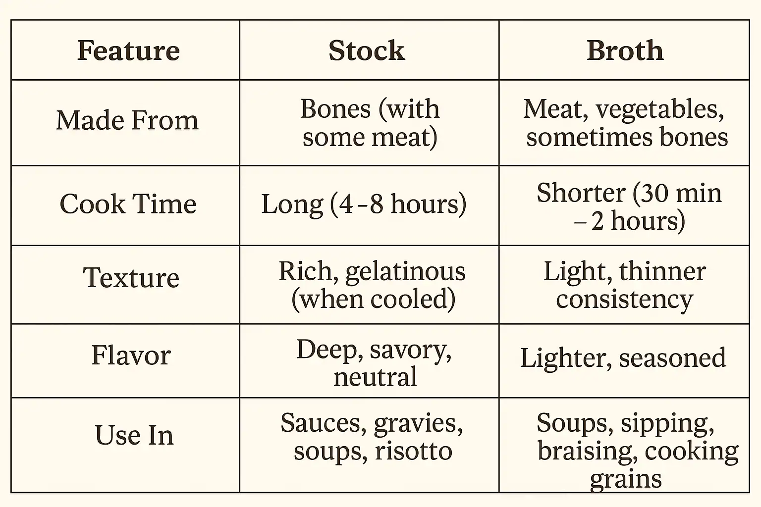 What’s the Difference Between Stock and Broth?