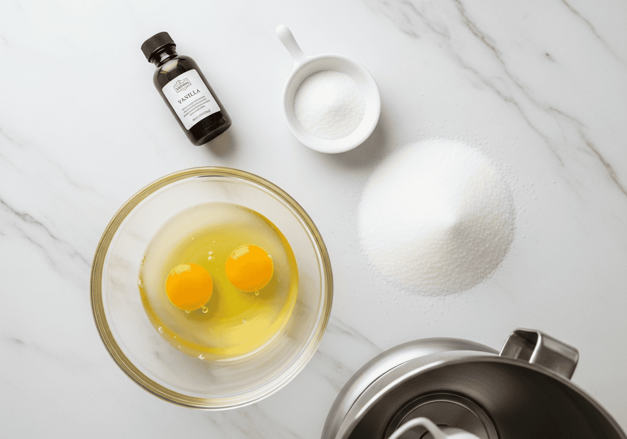 Ingredients for Suspiro Dominicano