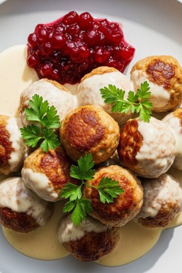 The Ultimate Swedish Meatballs — food photography