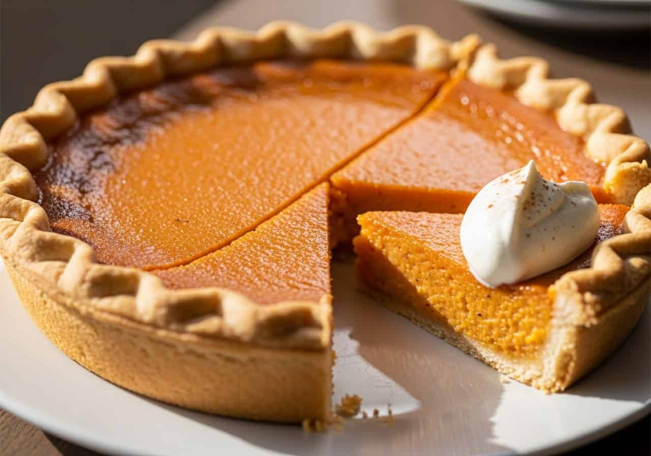 Sweet Potato Pie — food photography