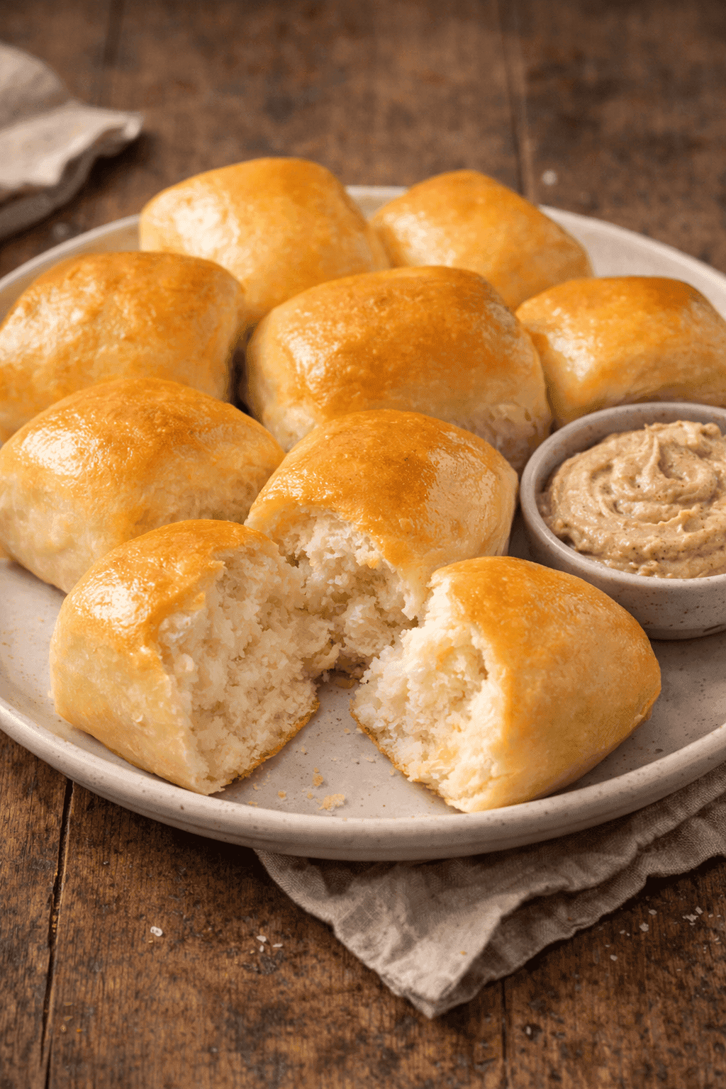 Homemade Cloverleaf Dinner Rolls - step photo