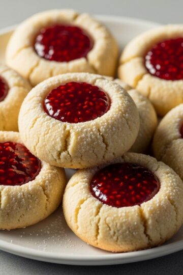 Thumbprint Cookies — food photography