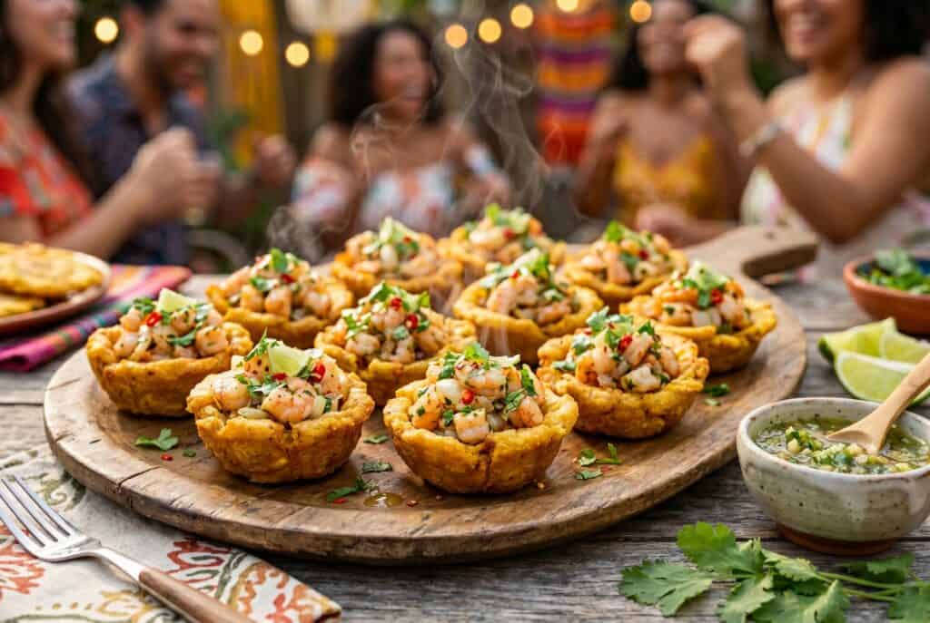 Tostones Rellenos — Dominican Stuffed Cups