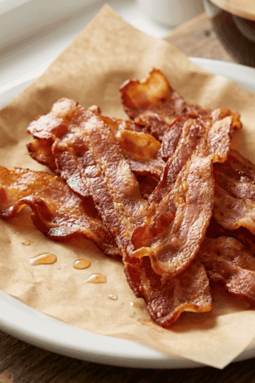 Perfectly crispy air fryer bacon strips