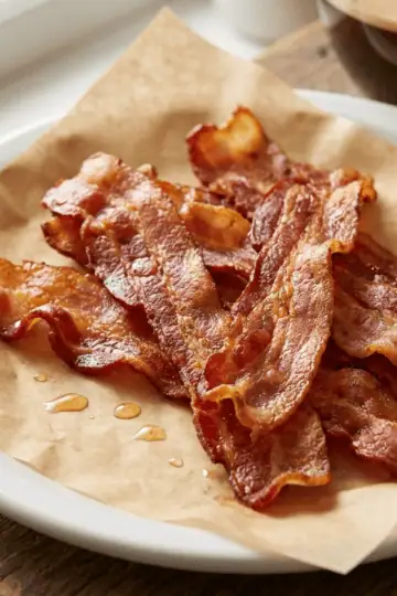 Perfectly crispy air fryer bacon strips